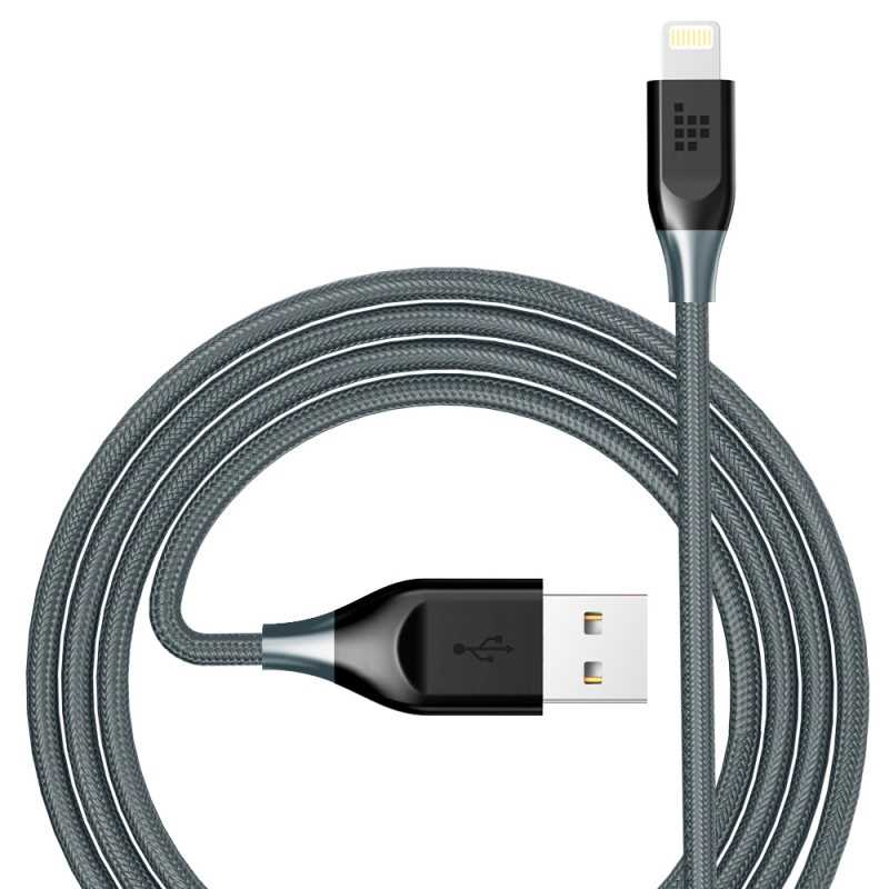 Tronsmart Braided Nylon Lightning Cable (Grey)